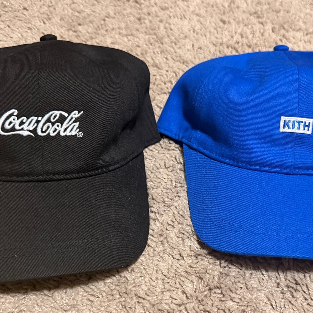 Coca-Cola x Kith Hat Set - Black and Blue